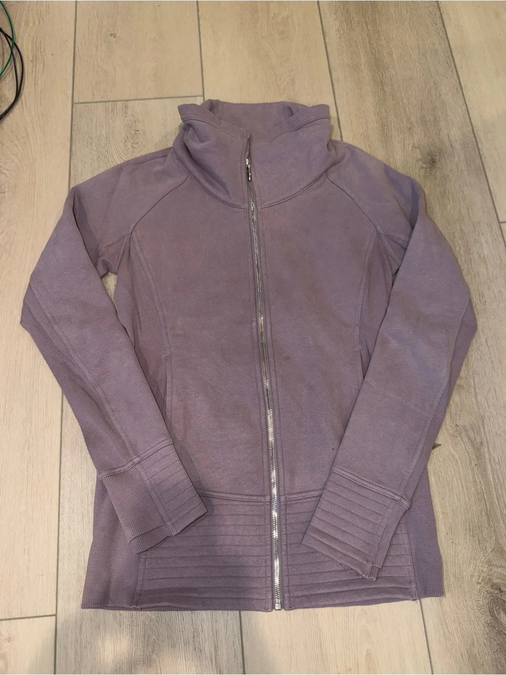 lululemon athletica Mauve Zip-Up Bomber Jacket